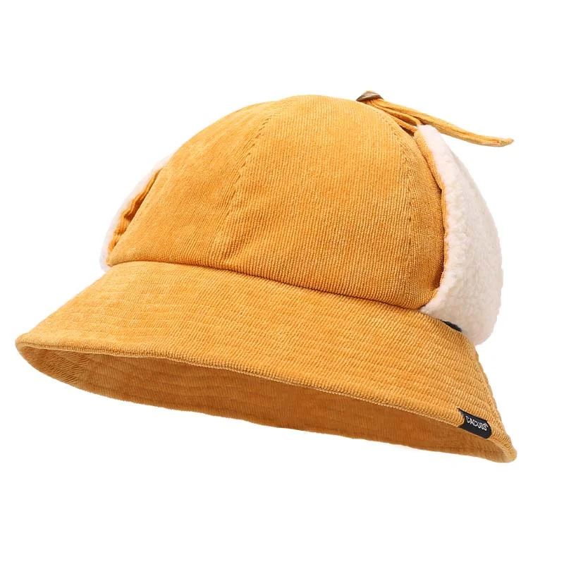 Letclo™ Corduroy Ear Protection Warm Fisherman Hat letclo Letclo