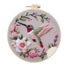 4 Set Flower Bird Series- Embroidery Kits