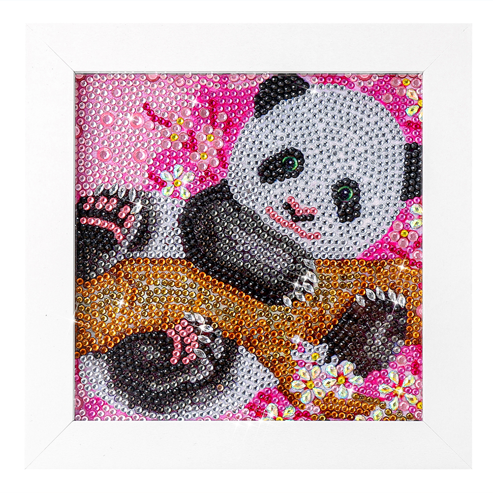 

Panda (With Frame) - Special Shaped Diamond Painting - 15*15CM, 501 Original