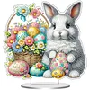 Diamond Painting Acrylic Easter Bunny Tabletop Ornaments Decorations for Adult Beginner Home Decor DIY Crafts Gift