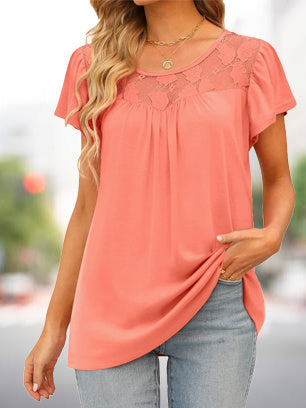 Women Long Sleeve V-neck Graphic Floral Printed Top
