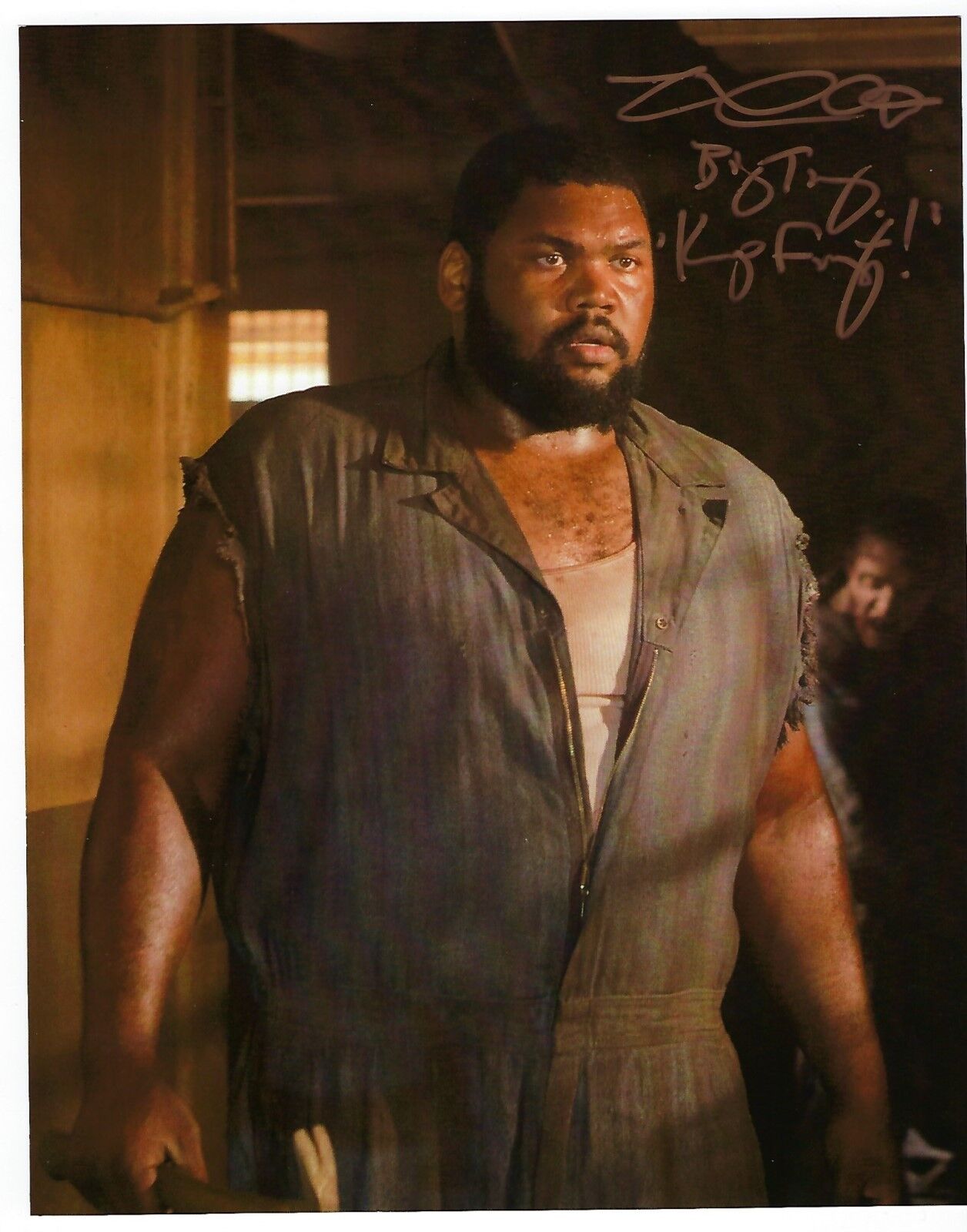 Theodus Crane - The Walking Dead signed Photo Poster painting