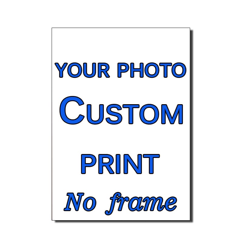 Cotton Tshirt custom print canvas painting from your photo Poster Animal Figure Landscape Abstrac picture Parlor Hoom Décor Wall Art paintings t -shirt Tee