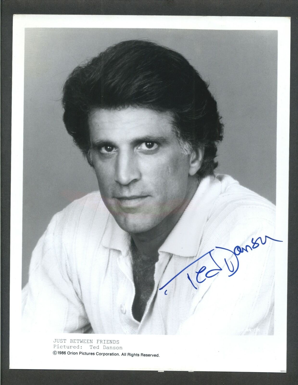 Ted Danson - Signed Autograph Movie Still - Just Between Friends - Cheers