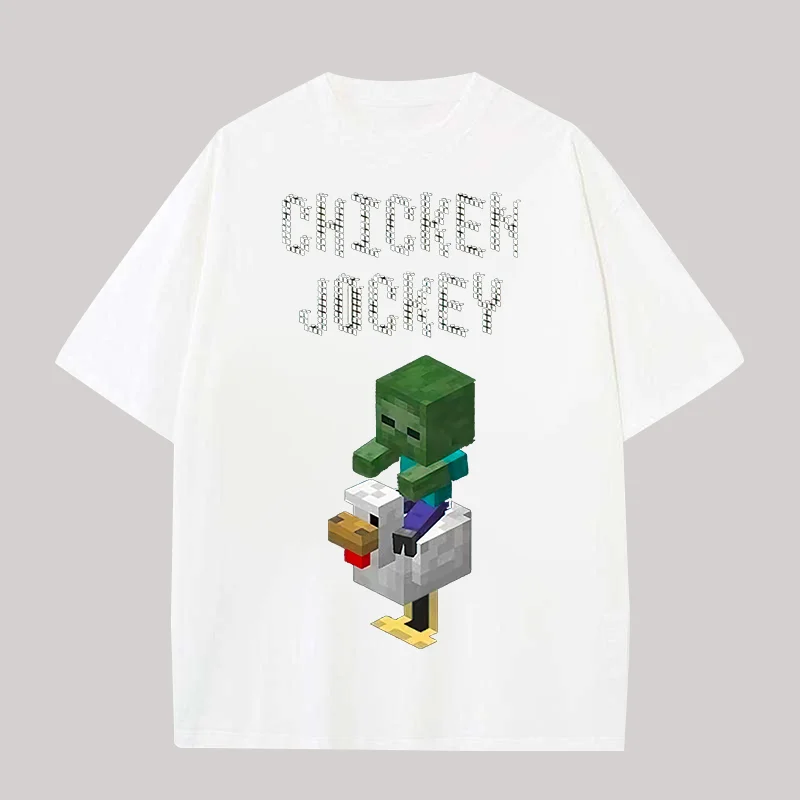 Chicken Jockey Printed Oversized Unisex T-shirts