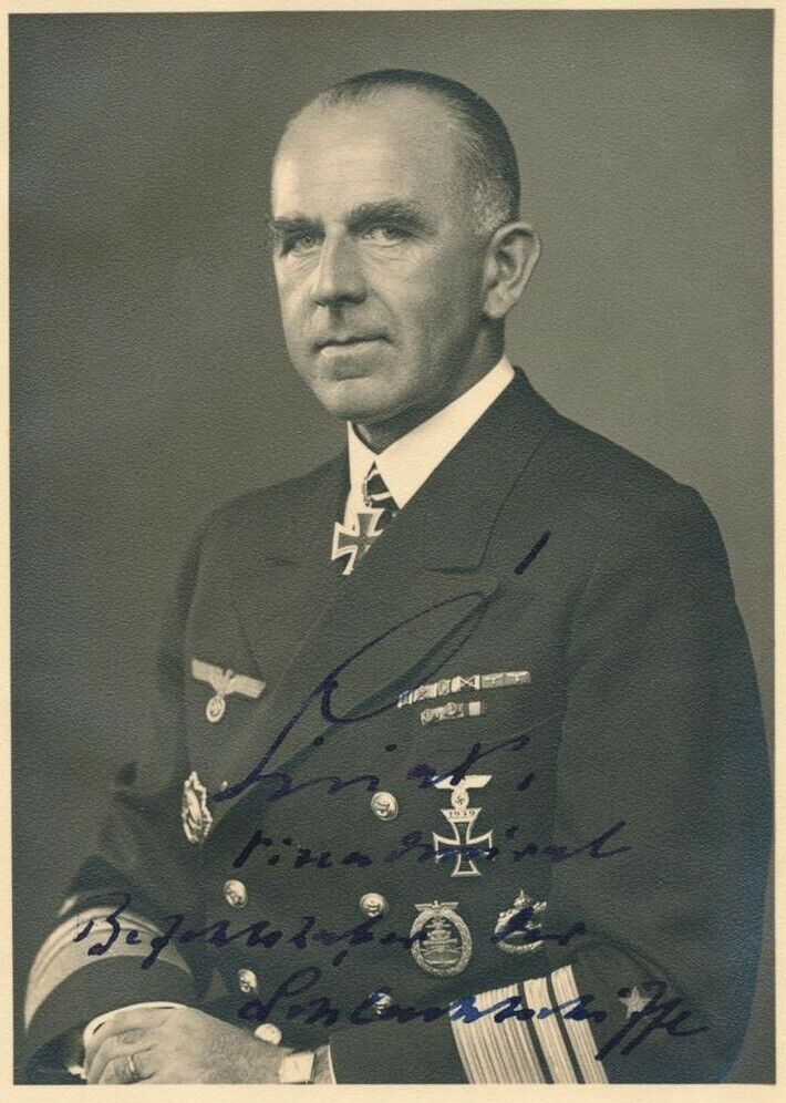 OTTO CILIAX Signed Photo Poster paintinggraph - World War 1 U-Boat Commander Iron Cross preprint