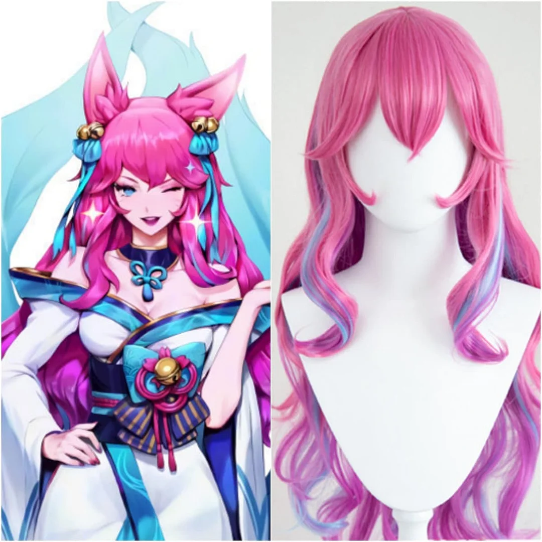 Game League of Legends Ahri Cosplay Wig SP15491