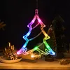 5 Pack Christmas Window Lights Decorations with Suction Cup Battery Powered LED Sucker Lamp Multifunctional Xmas Decorative Lights for Christmas Window Glass Wall Indoor Decorations