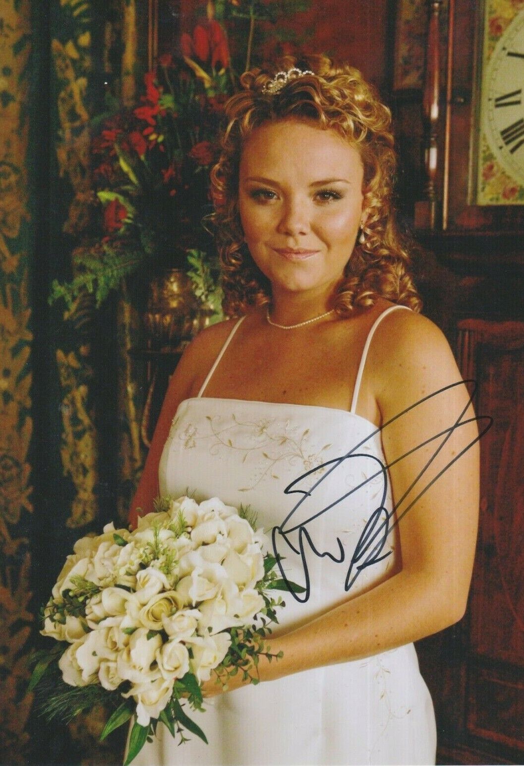 Charlie Brooks **HAND SIGNED** 12x8 Photo Poster painting ~ Eastenders ~ AUTOGRAPHED