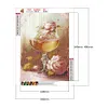 Diamond Painting-DIY Full Round Drill Wine Glass Flower