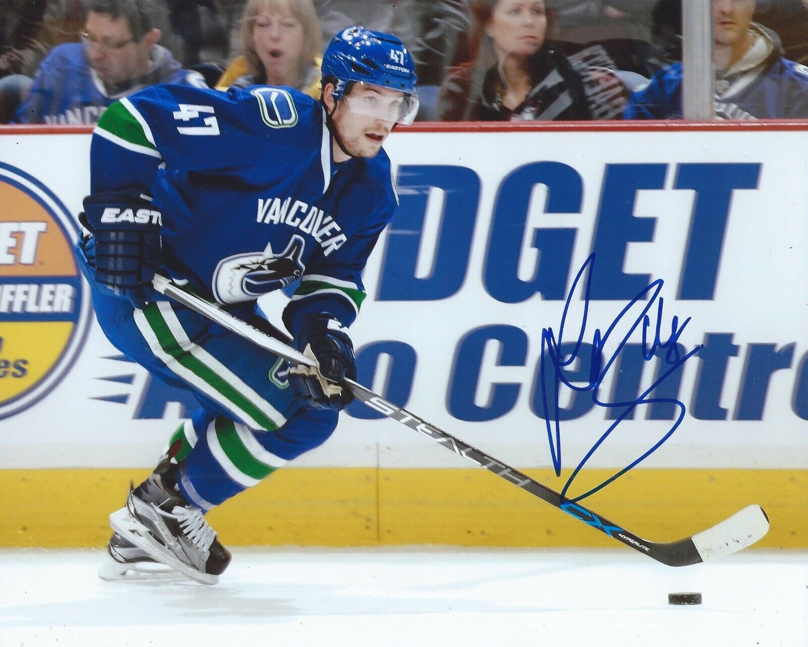 Sven Baertschi Signed 8×10 Photo Poster painting Vancouver Canucks Autographed COA D