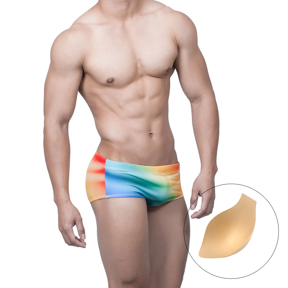 Men's Sexy Close-fitting Bikini Rainbow Swim Brief