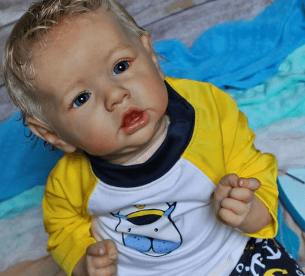 Rsgdolls®12'' Soft Silicone Realistic Handsome Reborn Baby Boy Doll