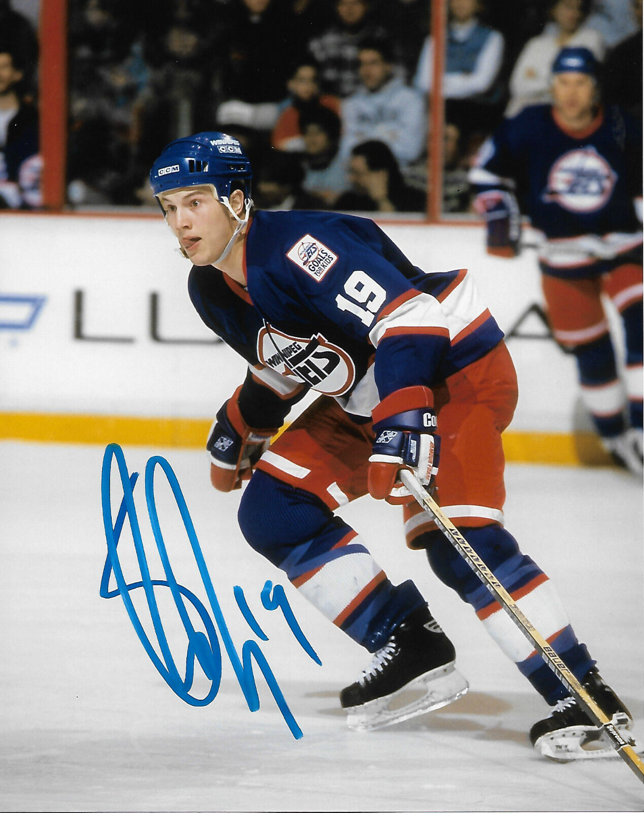 Winnipeg Jets Shane Doan Autographed Signed 8x10 NHL Photo Poster painting COA B