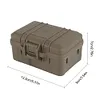 12.4x8cm  Storage Box Shock Absorption Tool Box for Outdoor Tool Storage