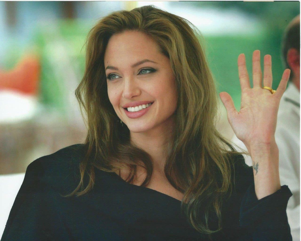 Angelina Jolie 8x10 Picture Simply Stunning Photo Poster painting Gorgeous Celebrity #2