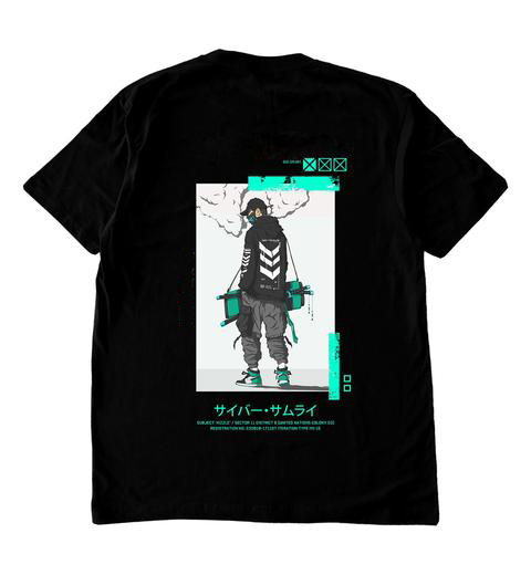 Fluorescent Green Tech Ninja Photo T-shirt / TECHWEAR CLUB / Techwear