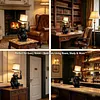 Monkey Table Lamp with Top Hat Animal Desk Lamp for Monkey Lovers Fun Creative Decorative Lamp for Sleep Nursery Office & Home Decor