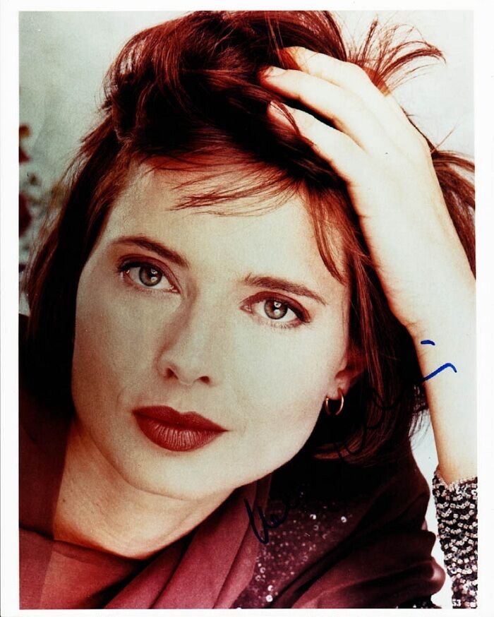 Beautiful ISABELLA ROSSELLINI In-person Signed Photo Poster painting