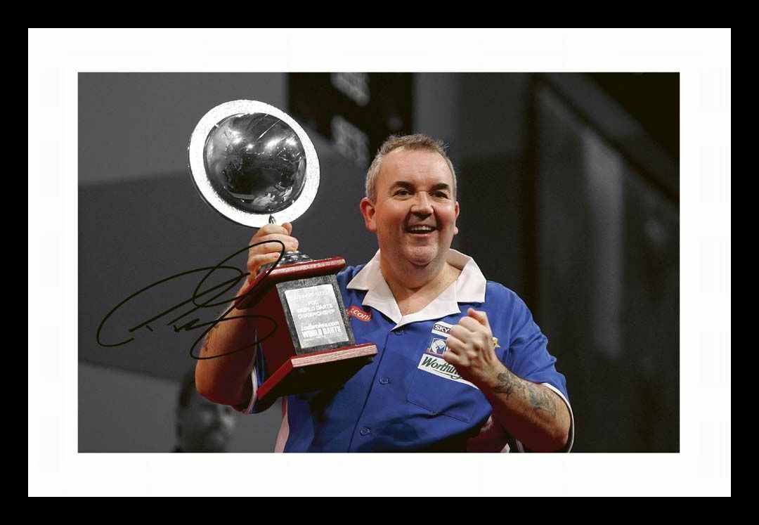 Phil Taylor Autograph Signed & Framed Photo Poster painting