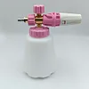 1L Snow Foam Gun Pressure Washer Brass Core Foam Gun with 1/4 Quick Connector