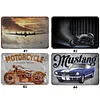 (Multi Style)Aircraft&Motorcycle - Metal Tin Signs(8*12Inch) - Garage