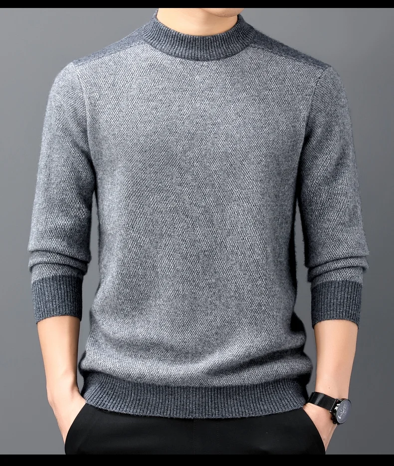Pure Elegance: 100% Cashmere Men's Sweater