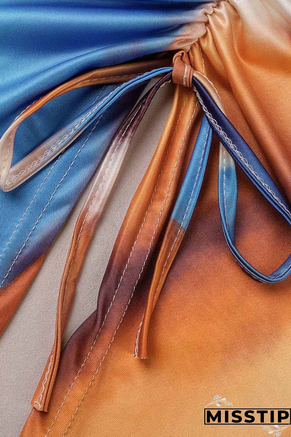 Leopard Print Fashion Street Print Patchwork Halter Sleeveless Two Pieces