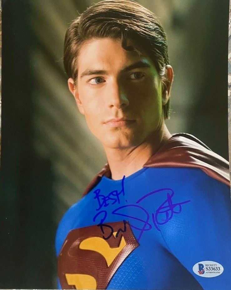 Brandon Routh signed autographed 8x10 Photo Poster painting Superman Beckett BAS COA