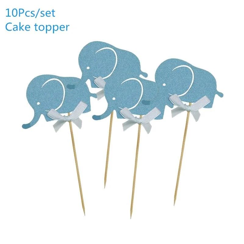 10Pcs 12inch Cartoon Latex Balloons Children Birthday Party Decoration Blue Pink Elephant Baby Shower Balloons Decorations Favor