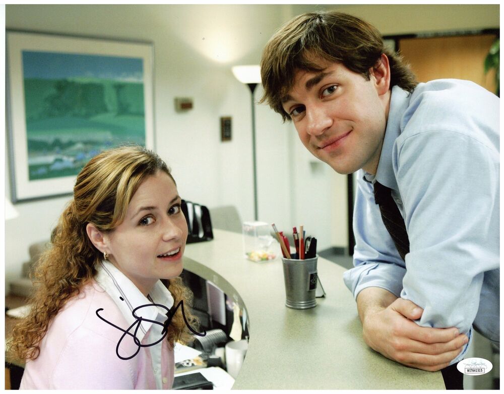 Jenna Fischer Signed 11x14 Photo Poster painting The Office Pam Beesly Autographed