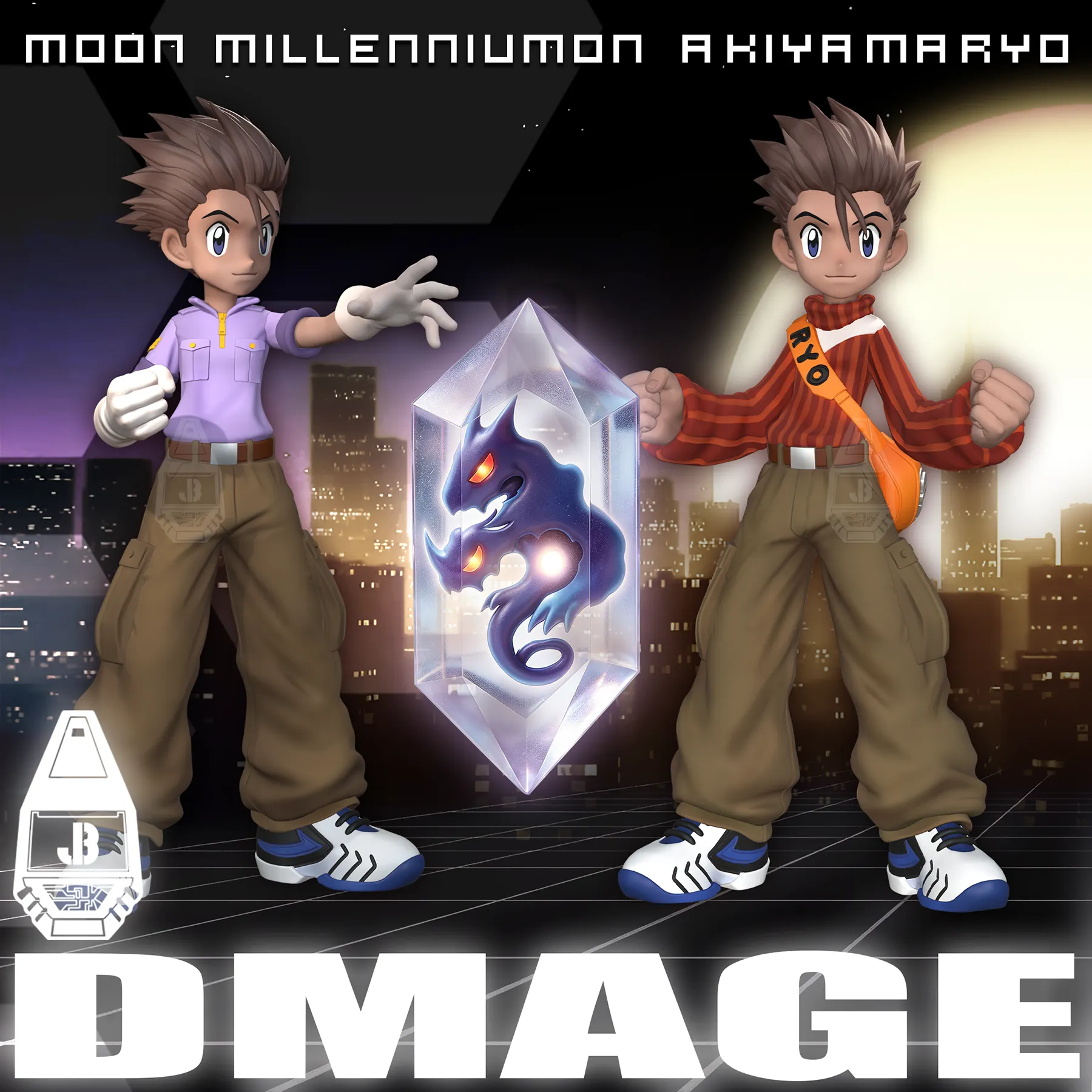 JB Studio - Akiyama Ryo X Moon Millenniumon Digimon-