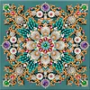 Sanftrosa Blumen-Mandala-Kunst speziell geformte 5D-DIY-Teilbohrer-Diamanten-Punkte, Edelstein-Kunst-Kits mit Rahmen, Diamanten-Gem&auml;lde, Edelstein-Kun