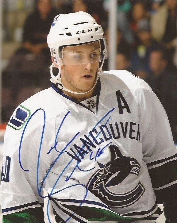 Jordan Schroeder signed Vancouver Canucks 8x10 Photo Poster painting autographed 3