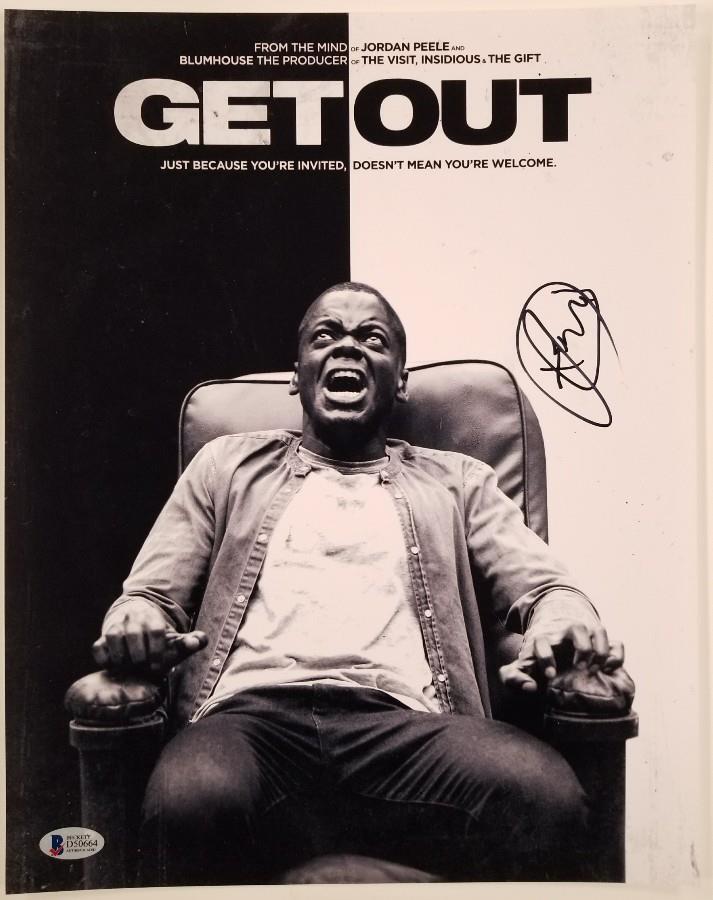 DANIEL KALUUYA Signed GET OUT 11x14 Movie Poster Photo Poster painting Chris