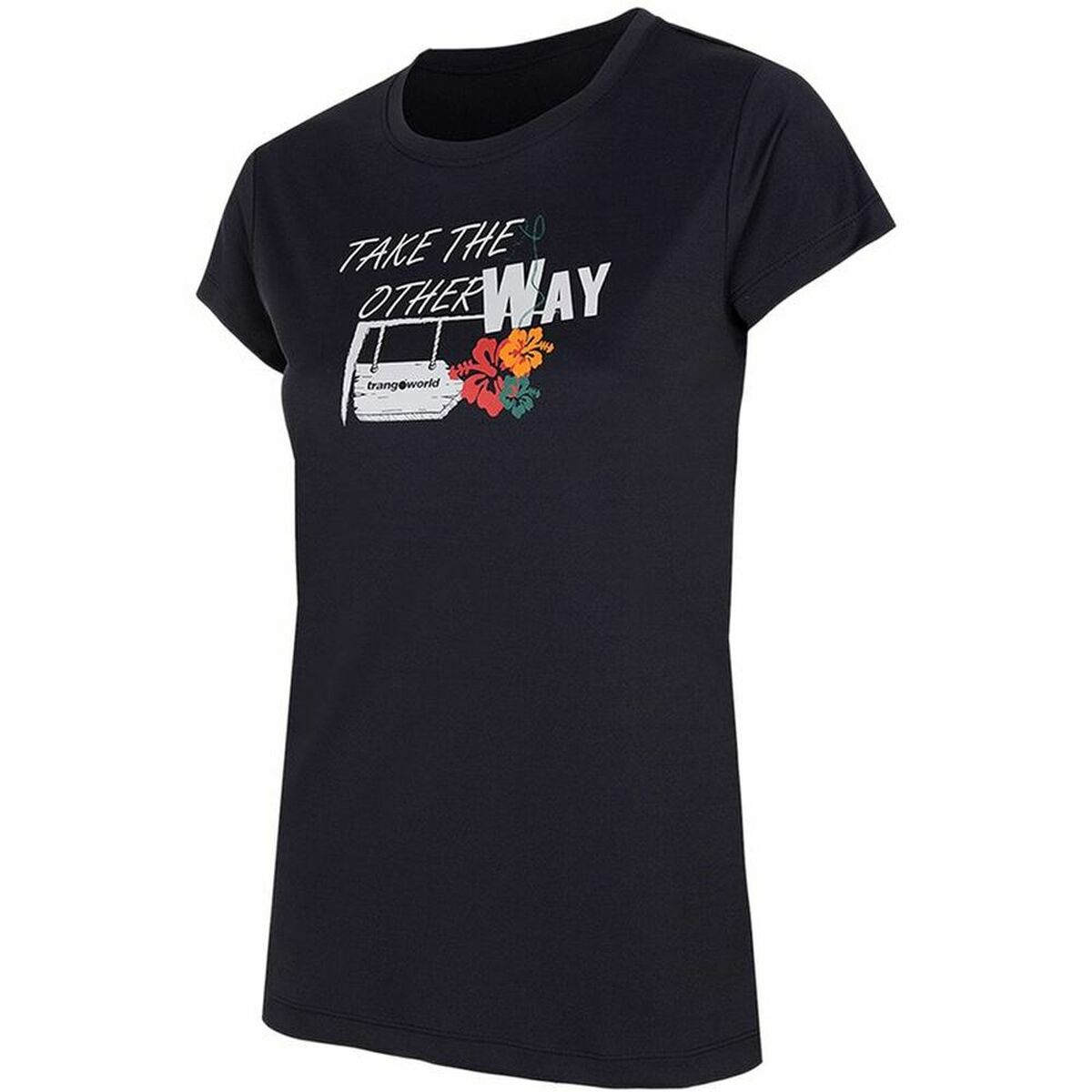 Women&rsquo;s Short Sleeve T-Shirt Trangoworld Myra Black - sale.kim -  endless selection of finest brands