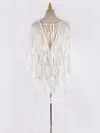 Crochet See-Through Cover-Ups Tops