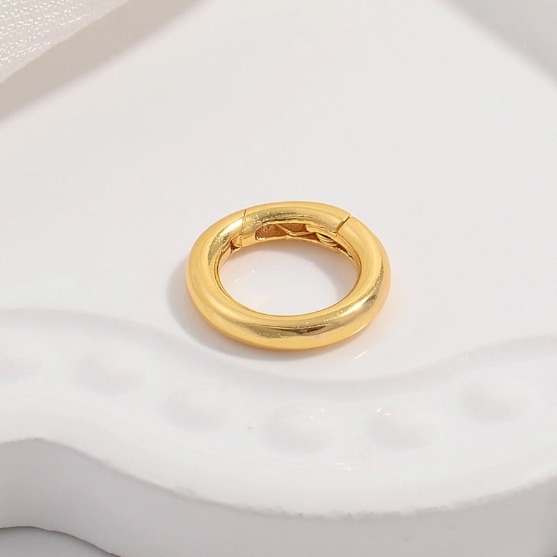 1 Piece 925 Sterling Silver 22K Gold Plated Rhodium Plated Silver Plated Round Star Oval Jewelry Buckle Jewelry Accessories