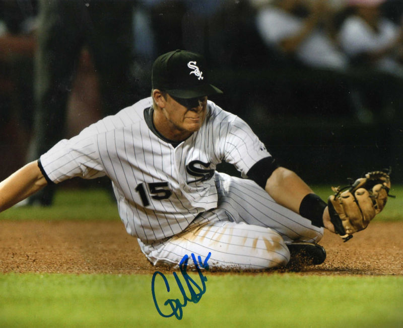 GORDON BECKHAMN CHICAGO WHITE SOX SIGNED 8X10 Photo Poster painting 4