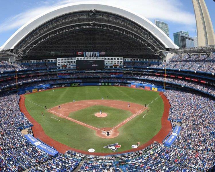 TORONTO BLUE JAYS ROGERS CENTRE Glossy 8 x 10 Photo Poster painting Poster Stadium Man Cave