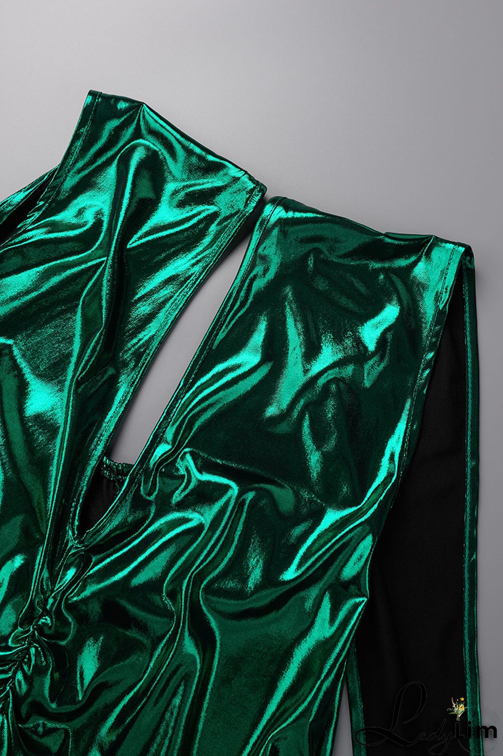 Fuchsia Sexy Solid Patchwork Backless Halter Skinny Jumpsuits