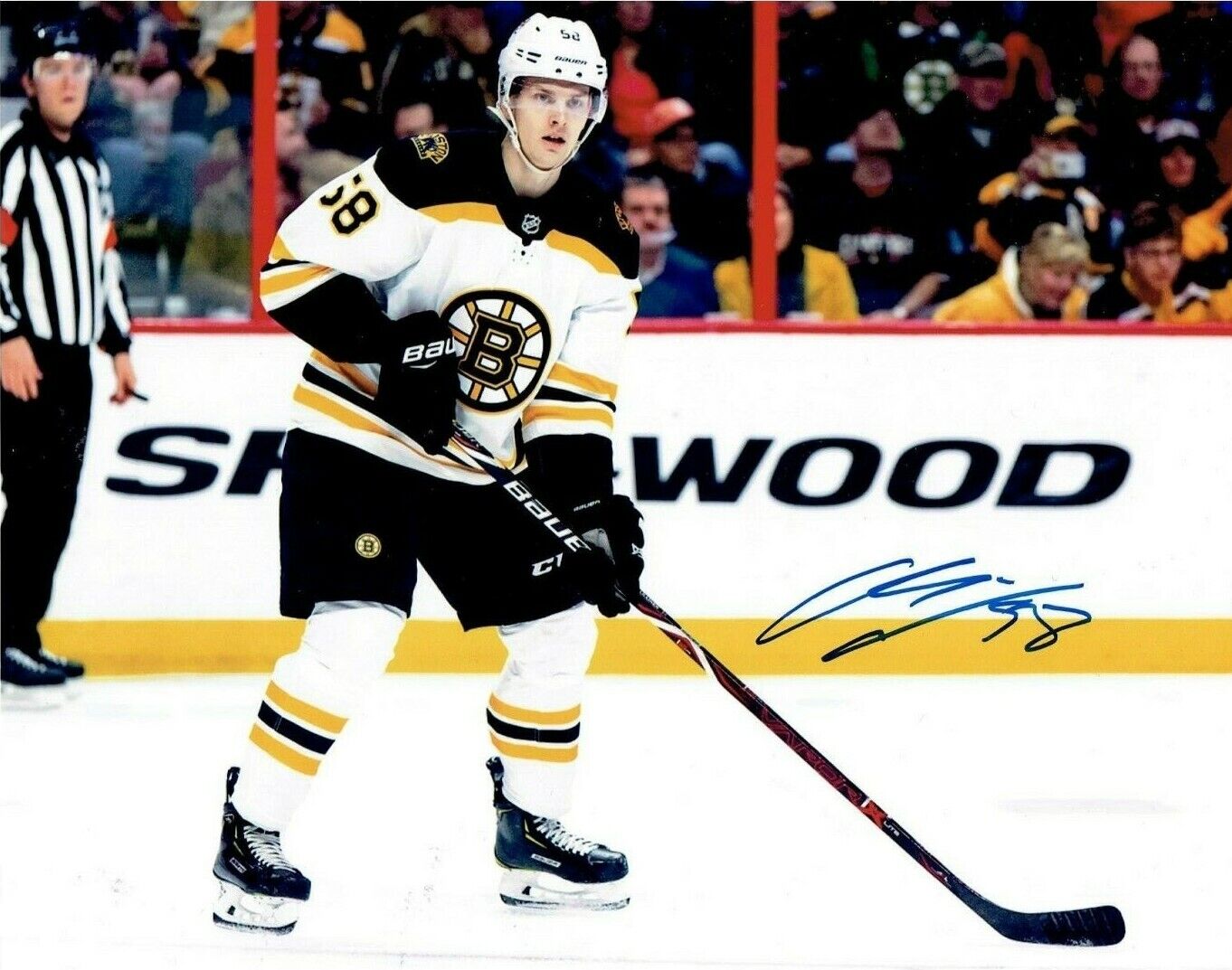 URHO VAAKANAINEN autographed SIGNED BOSTON BRUINS 8x10 Photo Poster painting #3