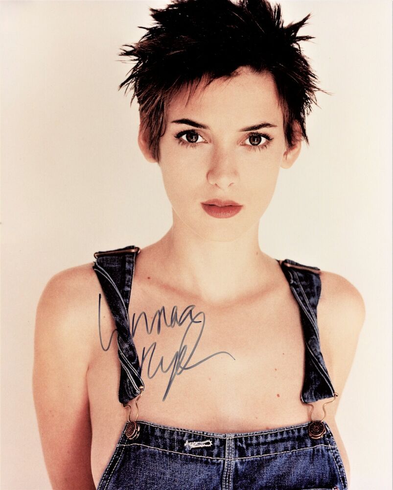 WINONA RYDER In-person Signed Photo Poster painting