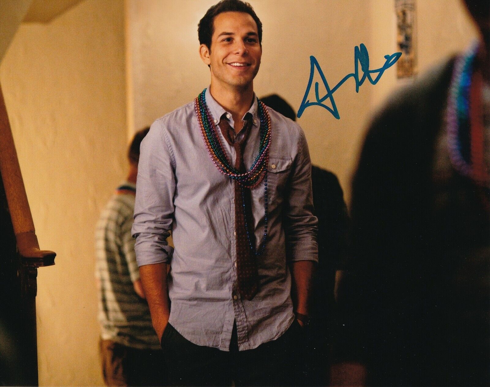 Skylar Astin actor REAL hand SIGNED 8x10 Photo Poster painting #3 COA Pitch Perfect Trolls