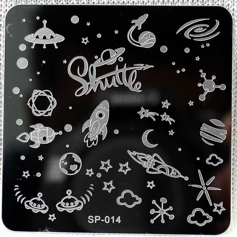 Nail Stamping Plates Cartoon Stamping Plate  SP Design Nail Art Image Plate Equipment Stamp Stamping Plates Manicure Template-Nail Inspo