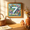 Butterfly Flower Z 5D Partial Drill DIY Diamond Painting Kit 30*30cm