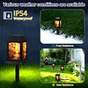 2 Pack Solar Lanterns Outdoor Waterproof Vintage Long Lasting Hangings Lamp 14x4inch Garden Yard Patio Deck Lighting for Outdoor Decor