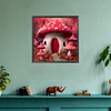 Diamond Painting -DIY Round Drill Pink Mushroom