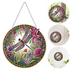 (US Only)Dragonfly 2D Flat DIY Diamond Painting Set Diamond Art Pendant Home Wall Decor