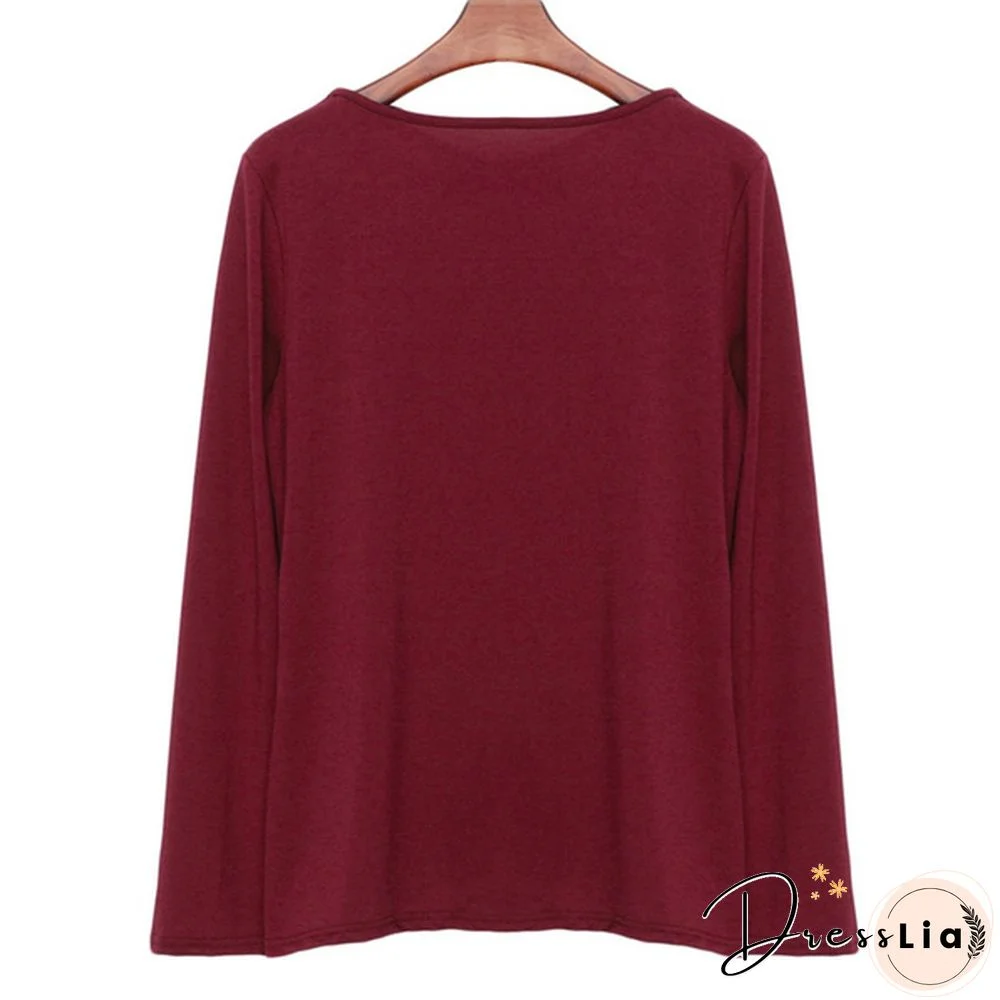 Spring Summer Fashion Solid Color Long Sleeved Shirt Irregular Twisted Casual Loose Blouse Tops